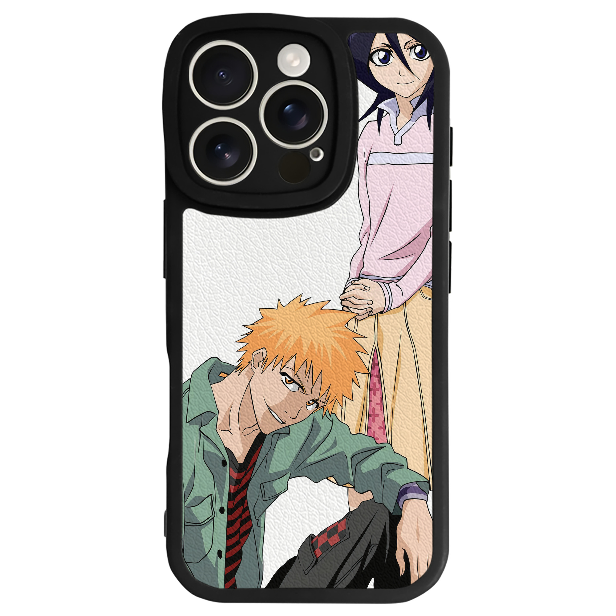 （画像用） ブリーチ BLEACH 【iPhone 16シリーズ対応】シリコンスマホケース（レザー調） 材質：シリコン